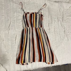 Stripped mini dress